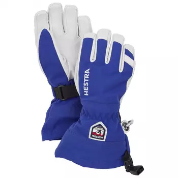 Перчатки Hestra Army Leather Heli Ski 5 Finger, цвет Royal Blue