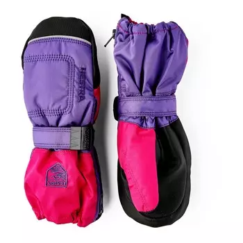 Перчатки Hestra Baby Zip Long Mitt, цвет Lilac/Orchid
