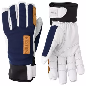 Перчатки Hestra Ergo Grip Active Wool Terry 5 Finger, цвет Navy/Offwhite