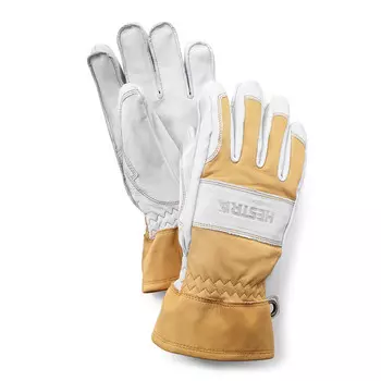 Перчатки Hestra Flt Guide Glove 5 Finger, цвет Natural Yellow/Offwhite