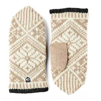 Перчатки Hestra Nordic Wool Mitt, цвет Beige/Off-White