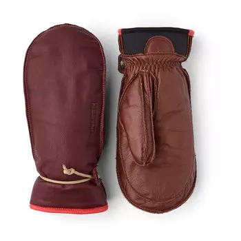 Перчатки Hestra Wakayama Mitt, цвет Bordeaux/Brown