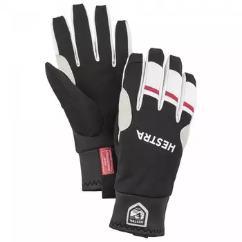 Перчатки Hestra Windstopper Race Tracker 5 Finger, черный