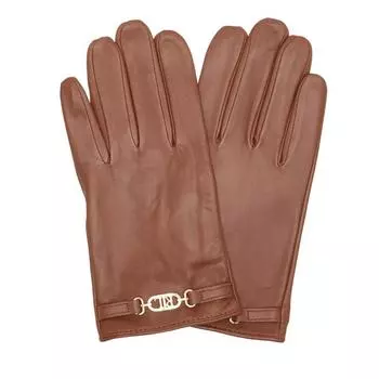 Перчатки hw lthr glove dill Lauren Ralph Lauren, коричневый