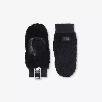 Перчатки из искусственной овчины с фирменной нашивкой sherpa Ugg, черный
