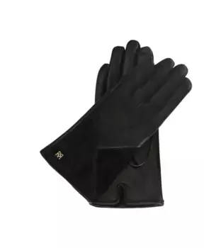 Перчатки из комбинированных материалов. Kazar, черный