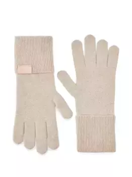 Перчатки из рубчатой вязки LOEWE, нейтральный