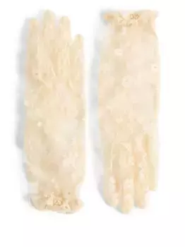 Перчатки из смесового хлопка VALENTINO GARAVANI, нейтральный