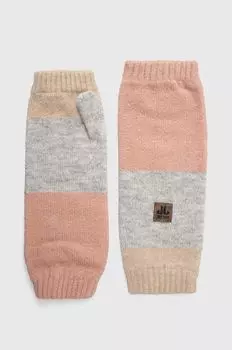 Перчатки из смесовой шерсти. Jail Jam, розовый