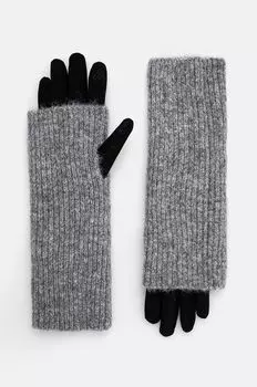 Перчатки из смесовой шерсти Medicine, черный