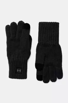 Перчатки из смесовой шерсти Under Armour, черный