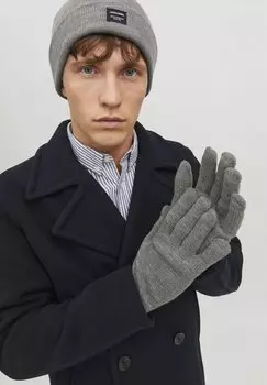 Перчатки JACBARRY GLOVES Jack & Jones, цвет grey melange