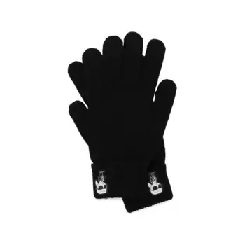 Перчатки K/ikonik 2.0 трикотажные фф с добавлением шерсти и кашемира Karl Lagerfeld, черный