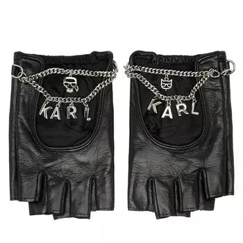 Перчатки KARL LAGERFELD, черный