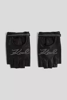 Перчатки Karl Lagerfeld, черный