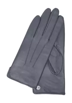 Перчатки Карла, кожа наппа, подкладка флис, женские Otto Kessler, антрацит