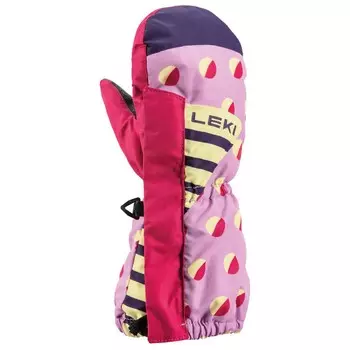 Перчатки Leki Little Paw Mitt Long, цвет Orchid/Berry