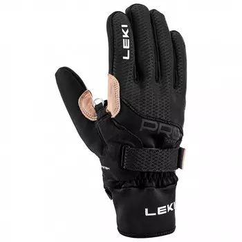 Перчатки Leki PRC Premium ThermoPlus Shark, цвет Black/Sand