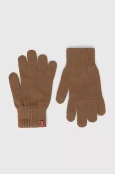 Перчатки Levi's, коричневый