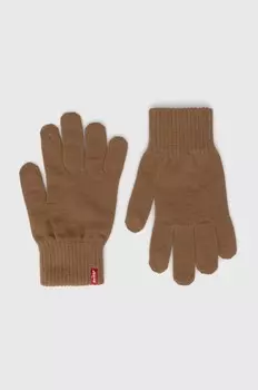Перчатки Levi's, коричневый