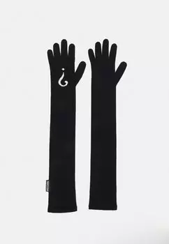 Перчатки LONG GLOVES MOSCHINO, черный