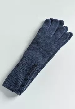 Перчатки Marc & Andr, синий деним