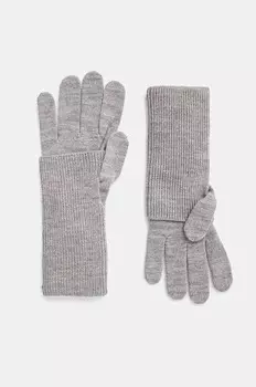 Перчатки Marc O'Polo quanti in lana, серый