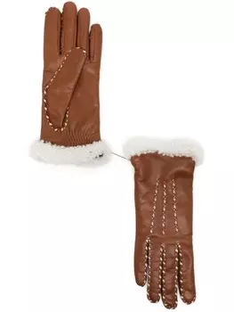 Перчатки Marie Louise из овчины Agnelle, коричневый