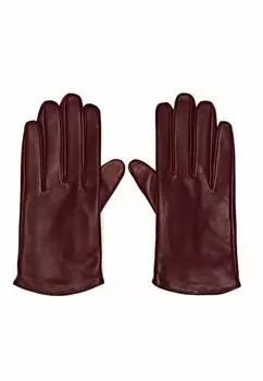 Перчатки Massimo Dutti, винно-красный