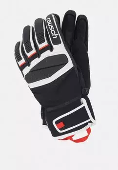 Перчатки MASTERY Reusch, цвет black/white/fire red