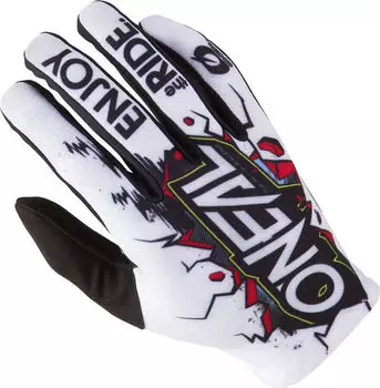 Перчатки матричного злодея O'Neal, белый/черный