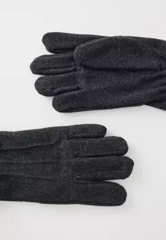 Перчатки MELTON GLOVES UNISEX GANT, темно-серый