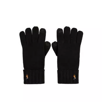 Перчатки merino wool touch screen gloves Polo Ralph Lauren, черный