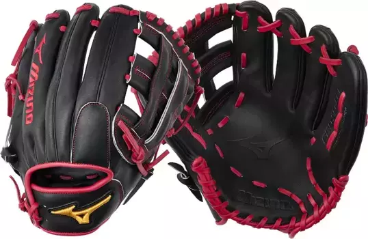 Перчатки Mizuno 11,75 дюйма Austin Riley AR27 Pro Series 2024 г, черный/красный