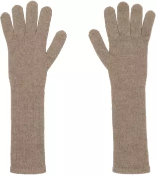 Перчатки Mmjock Max Mara, бежевый