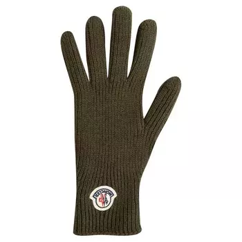 Перчатки Moncler Logo, зеленый