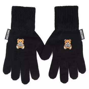 Перчатки MOSCHINO, черный