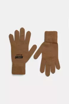 Перчатки Moschino, коричневый