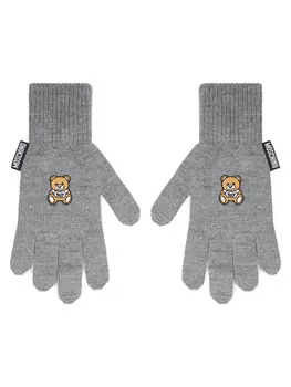 Перчатки Moschino, серый