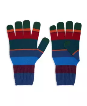 Перчатки мужские синие с полосками Gallo, мультиколор
