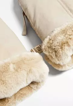 Перчатки на один палец Maternity OYSHO, бежевые