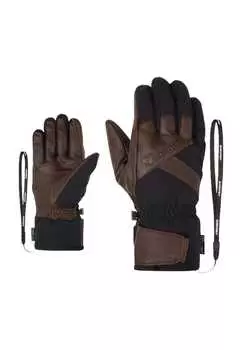 Перчатки-Пальчики "getter" поводок козья кожа Ziener, коричневый