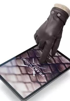 Перчатки Pearlwood, темно-коричневый