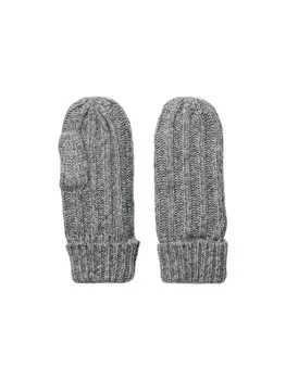 Перчатки PIECES Mittens PCMARGOT, пятнистый серый