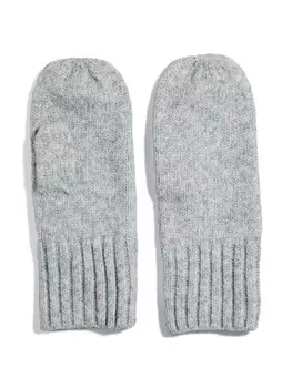 Перчатки PIECES Mittens, пятнистый серый