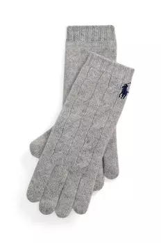 Перчатки Polo Ralph Lauren, серый