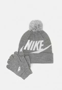 Перчатки Pom Beanie Glove Set Nike, цвет grey heather