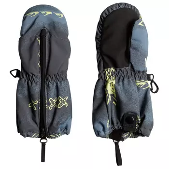 Перчатки Quiksilver Indie Mitten, цвет Shadow Checks Flint Stone