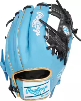 Перчатки Rawlings 11,5 дюймов Heart of the Hide R2G Limited Edition Series, цвет Columbia Blue/Black
