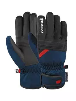Перчатки Reusch, цвет 4482 dress blue/fire red